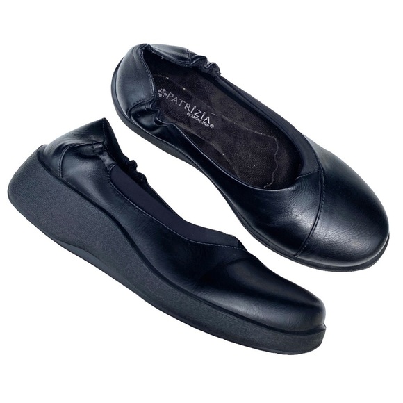 Spring Step Shoes - Patrizia by Spring Step black leather flats womens shoes EU 37 US 6.5-7